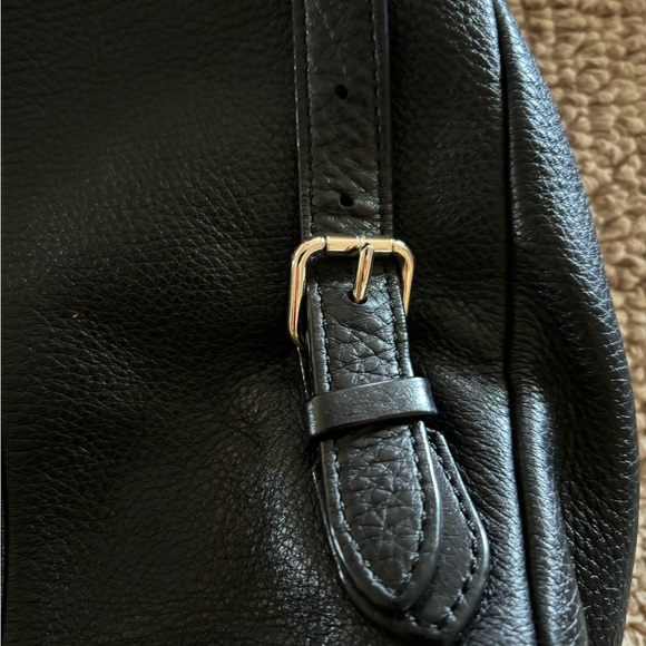 Coach mini Billie Black Pebbled Leather Mini Backpack with Gold Hardware main image 9